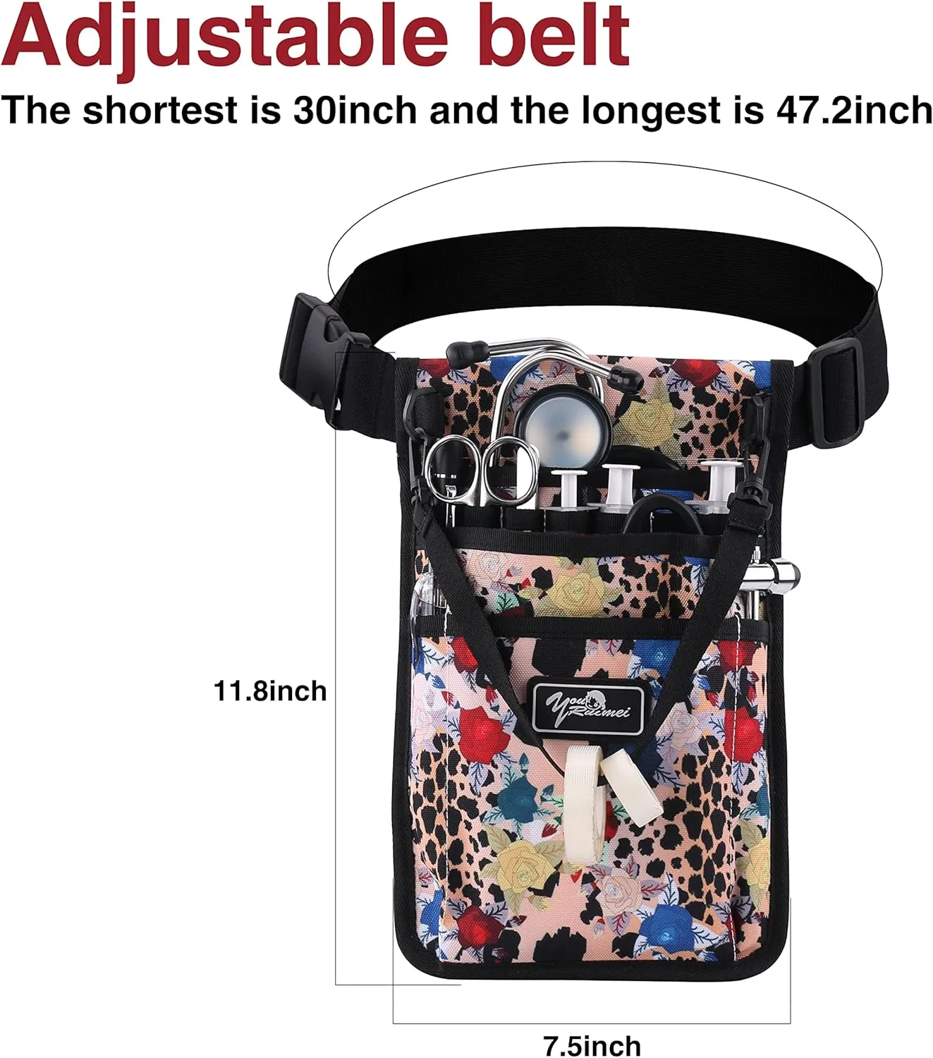 Nurse Fanny Pack - Practical Waist Bag for Work Kit - Organizer Bag (YR-HS-S-BaoWen)