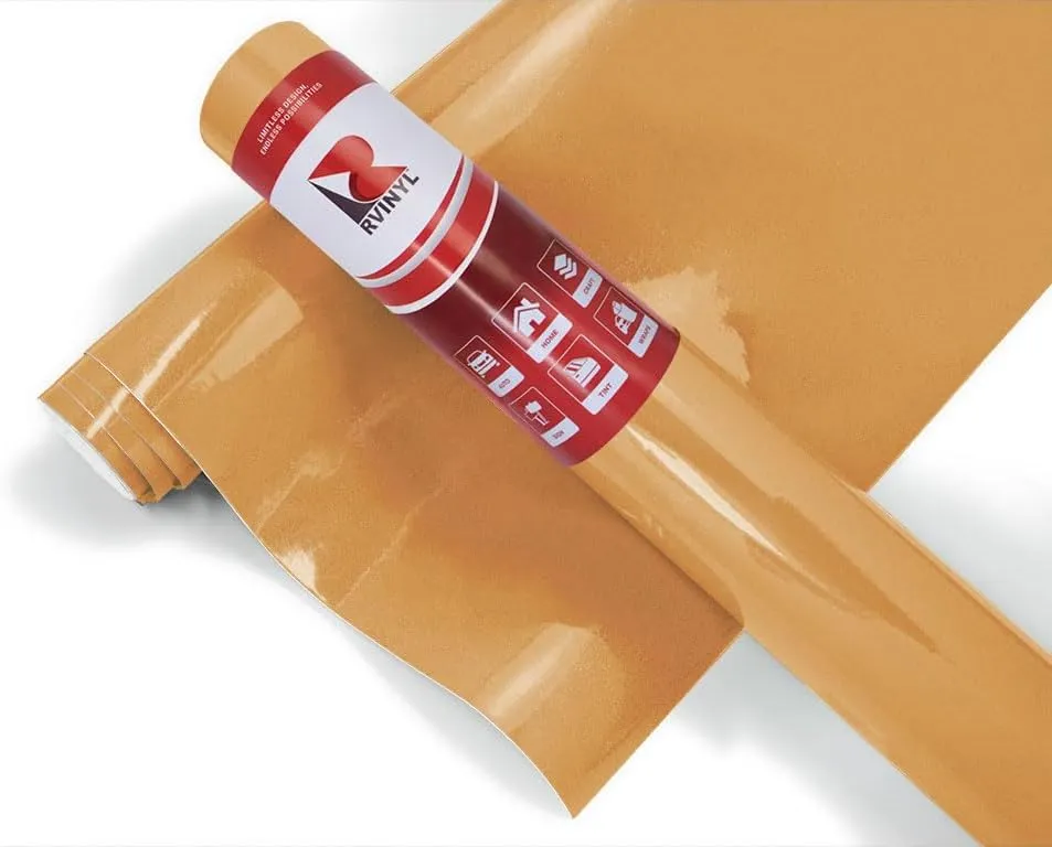 ORACAL 951 Series Premium Cast Film in Pyrite - 12" x 5ft - Gloss Finish Silicone Coated Vinyl Sheet Roll for Decals, Signs and Graphics