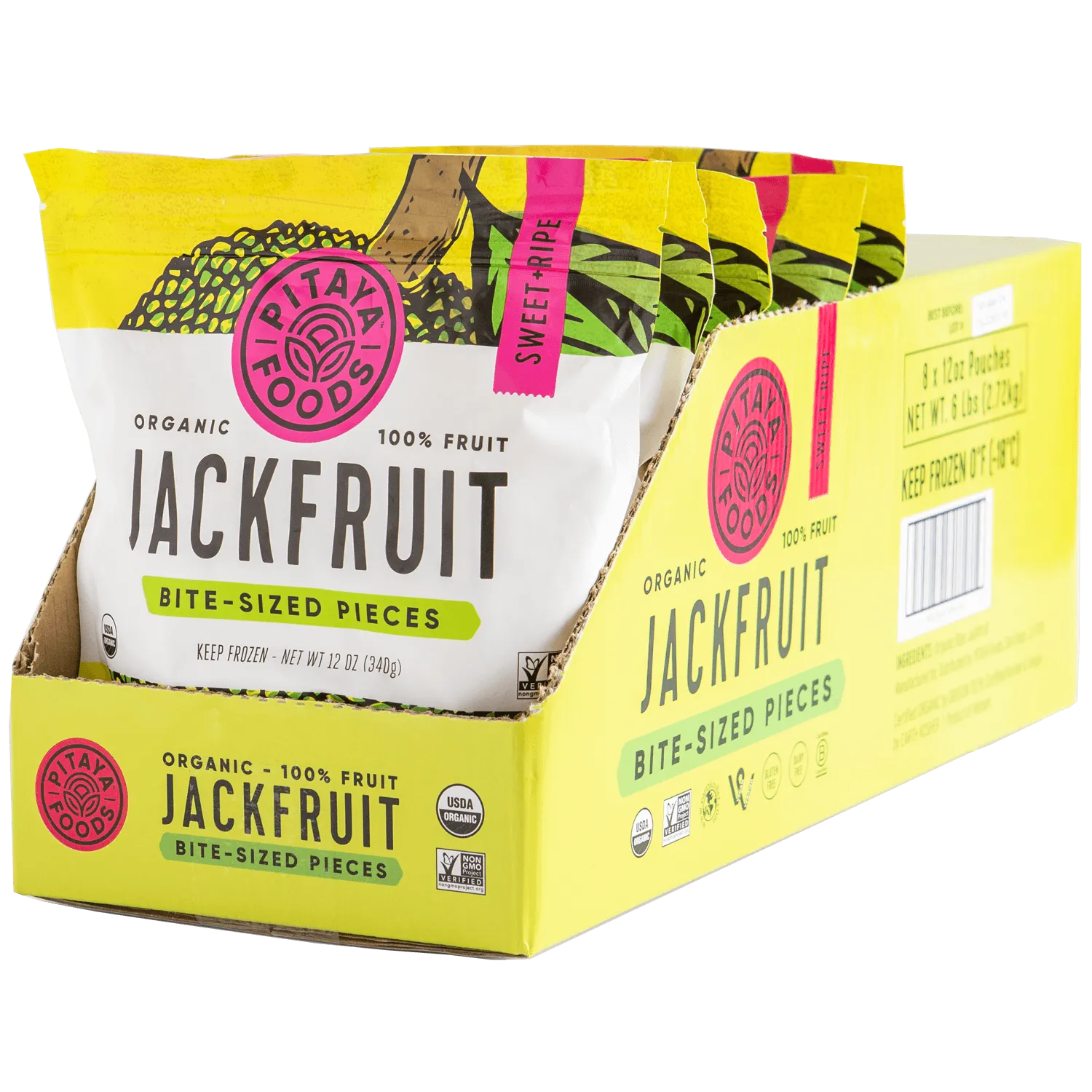 Organic Jackfruit Snack-Sized Pieces Case