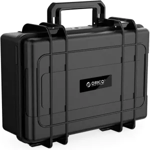 ORICO Hard Drive Case 3.5inch 20-Bay Multi-Protection HDD Storage Box Suitcase with Foam External Hard Drive Carrying Case Anti-Static Shock Moisture Proof for WD/Seagate/Toshiba-PSC L20