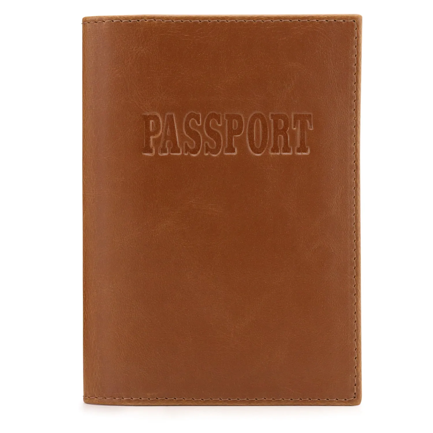 Otto Angelino Leather Passport Wallet - RFID Blocking - Unisex