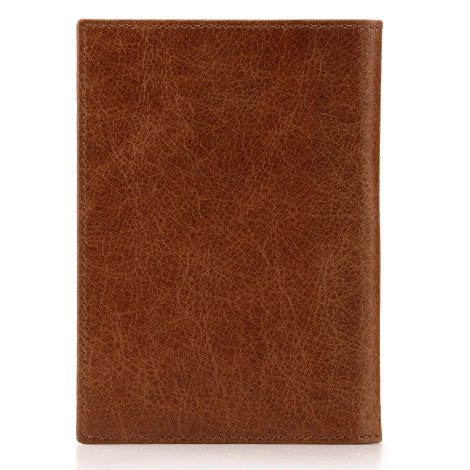 Otto Angelino Real Leather Passport Wallet - RFID Blocking and Baggage Tag - Unisex