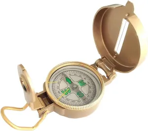 Outdoor Camping Tools Compass Metal Portable Lens Mountain Compass North Needle