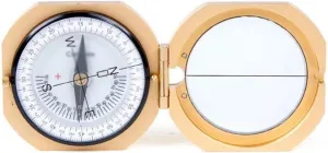 Outdoor Compass, Metal Flip Compass for Hiking Camping Geology Exploring Outdoor Activities, Measurable Slope