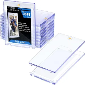 Outus Magnetic Card Holders for Trading Cards, 35 Pt Hard Card Case Card Protectors Fit Compatible with Standard Cards, Mtg Cards, Yugioh Cards, Sports Cards, Baseball Cards (20 Pieces)