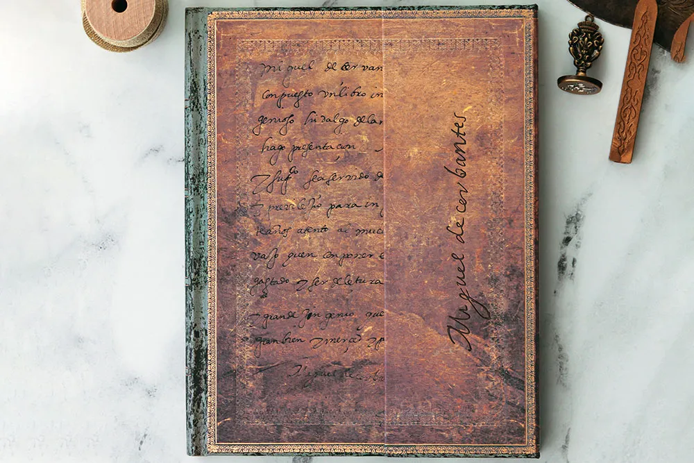 Paperblanks Cervantes, Letter to the King Pencil Case