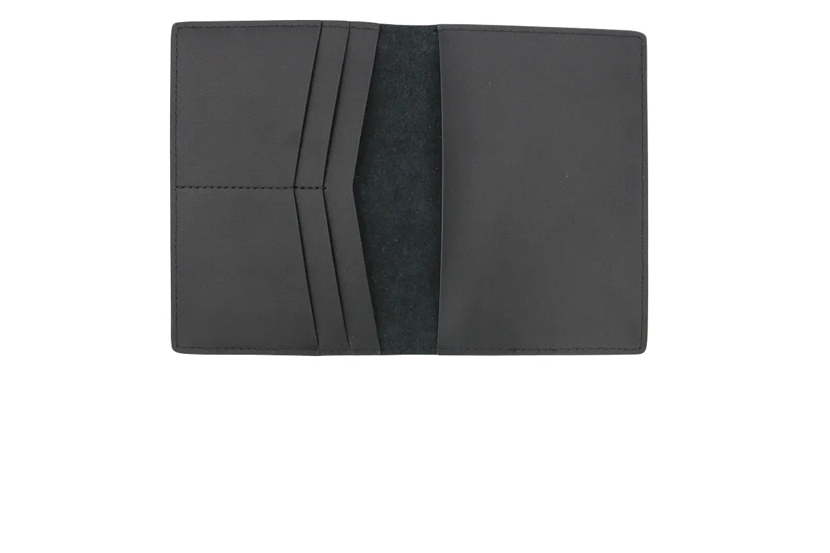 Paperthinks Recycled Leather Passport Cover Black