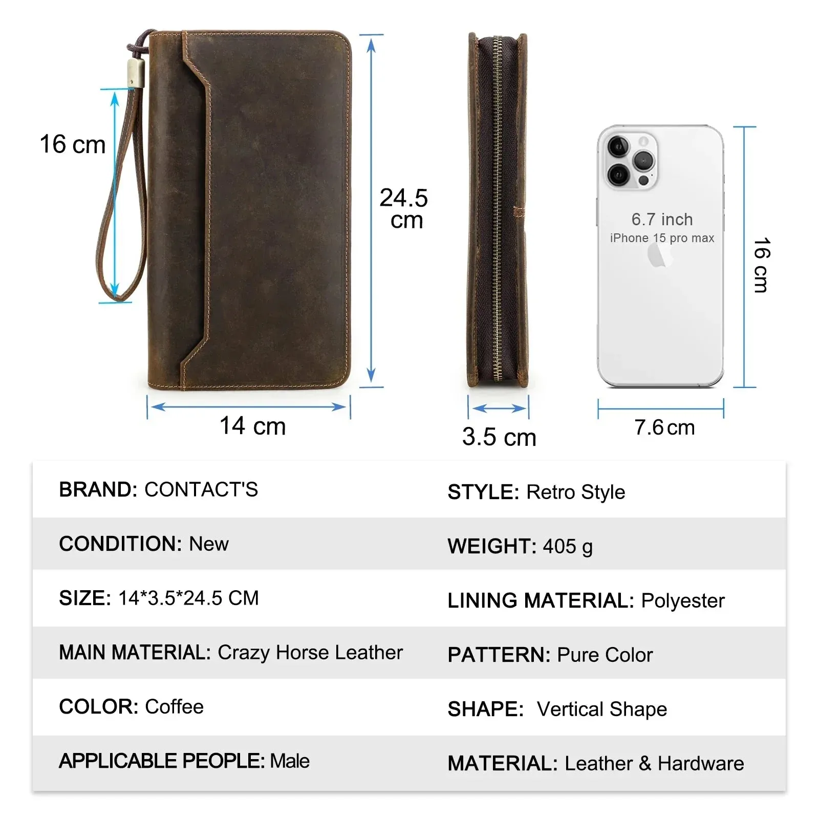 Passport Wallet, AirTag, Travel Genuine Leather, Boarding Pass Holder