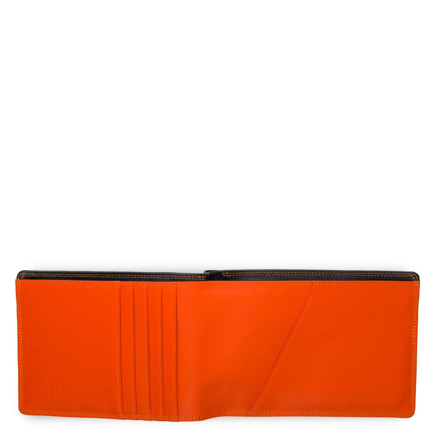 Passport Wallet  Black/Orange
