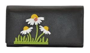 Peony Matinee Purse Black - Mala Leather