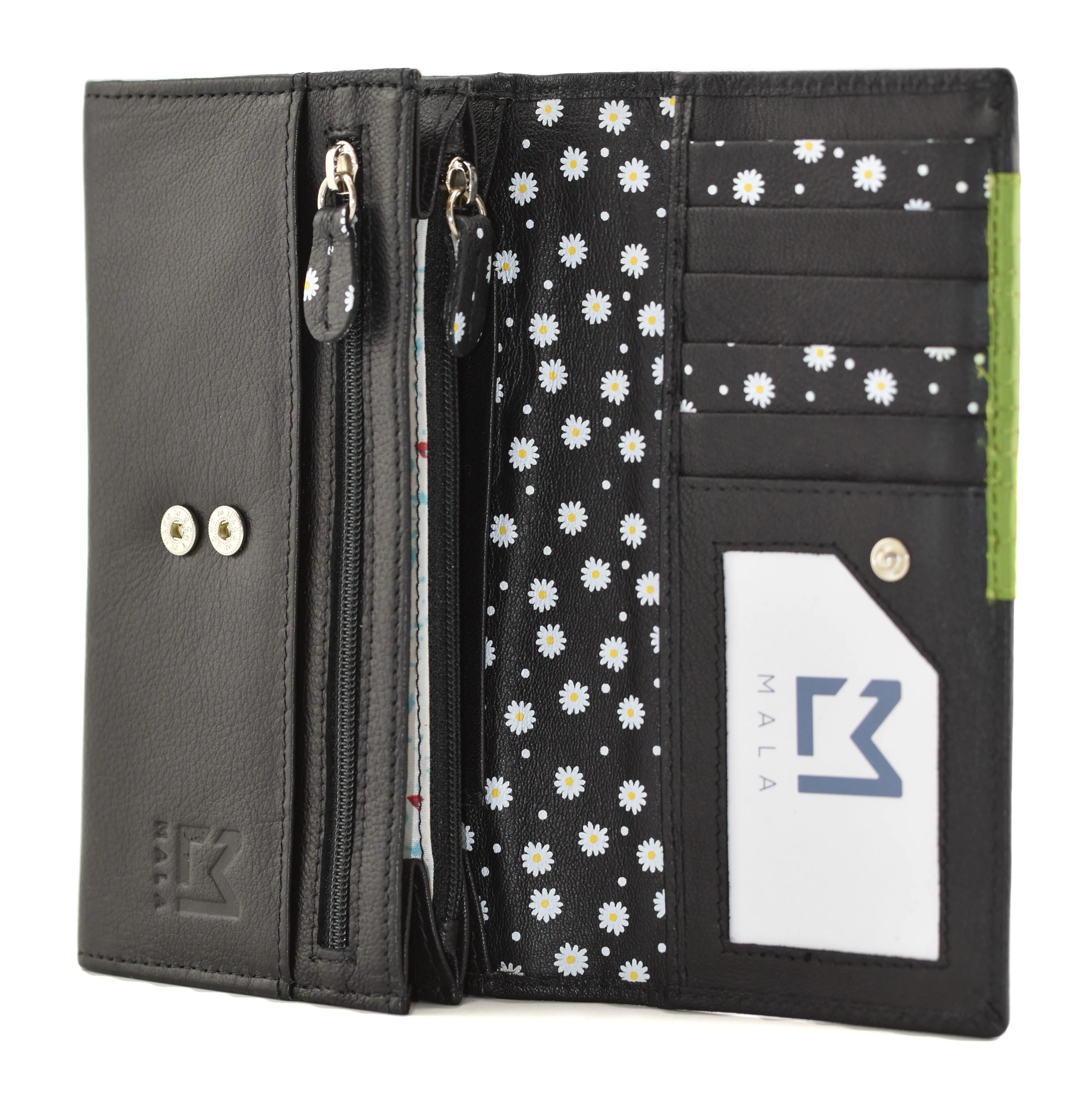 Peony Matinee Purse Black - Mala Leather