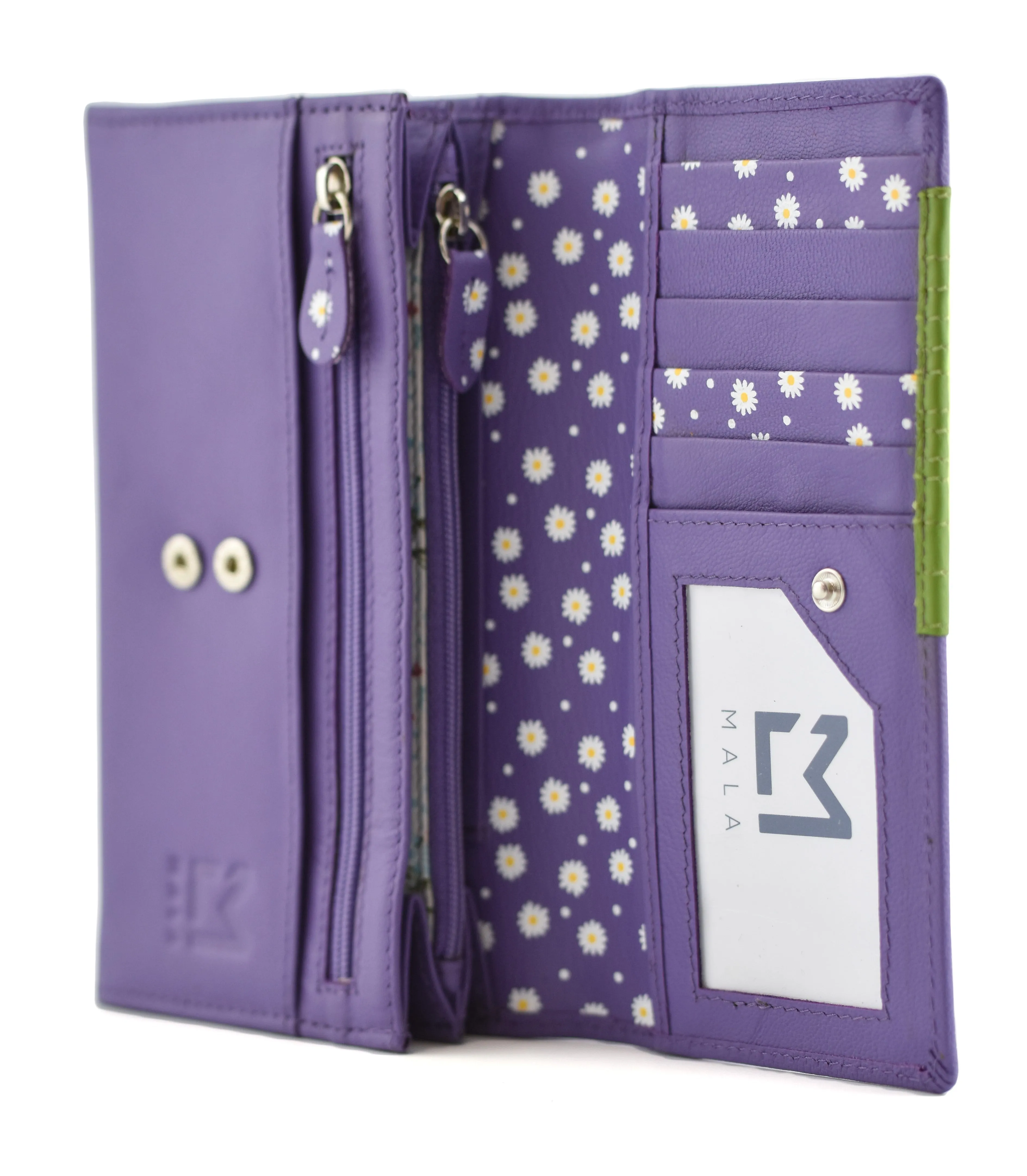 Peony Matinee Purse Purple - Mala Leather