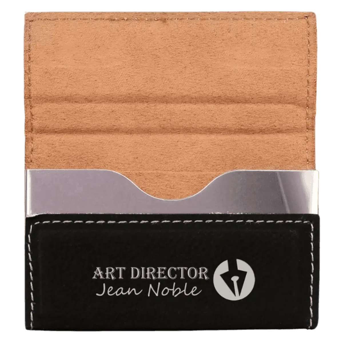 Personalized Business Card Case - Hard Shell and Magnetic Closure