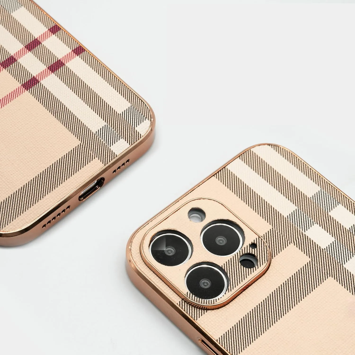 Phone Case for Apple iPhone 14 Pro, Fashion Leather Phone Case, Soft TPU Drop Protection Shockproof Protective Phone Holder Women (iPhone 14 Pro)