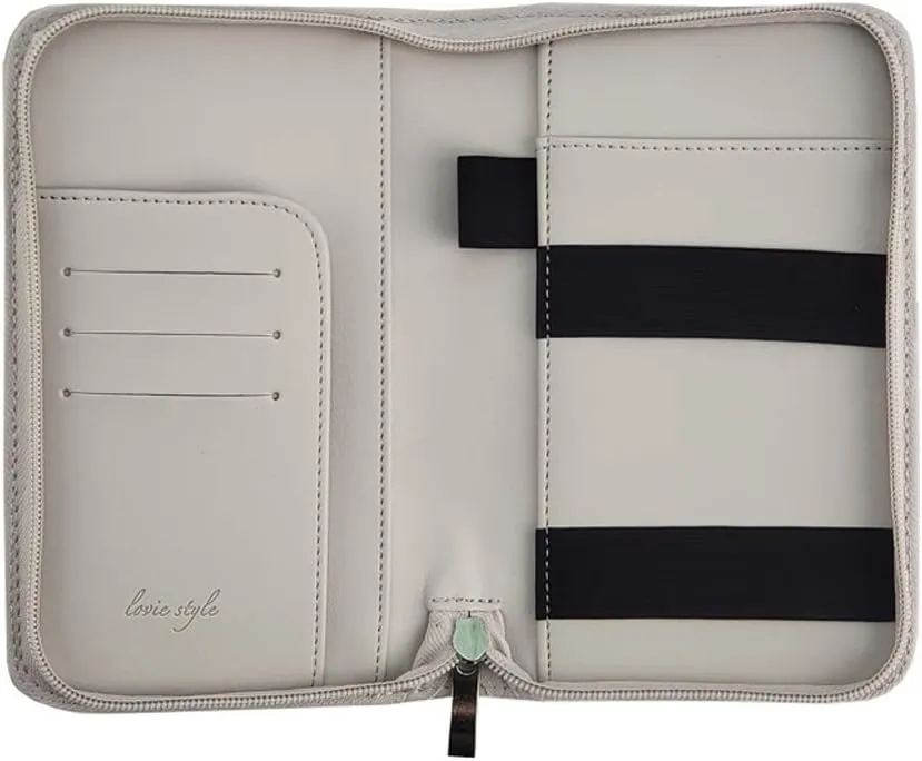 Phone Charging Passport Holder - Travel Wallet with Removable Power Bank holds money, cards, phone, travel docs- RFID Blocking - Compatible with All Phones - Travel Accessories