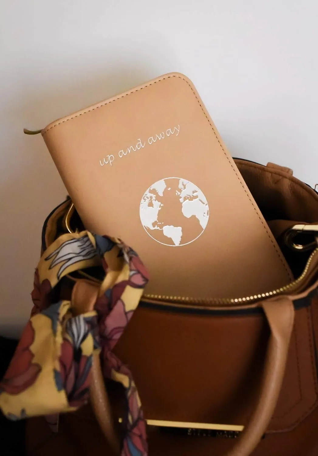 Phone Charging Passport Holder - Travel Wallet with Removable Power Bank holds money, cards, phone, travel docs- RFID Blocking - Compatible with All Phones - Travel Accessories