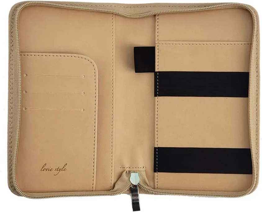 Phone Charging Passport Holder - Travel Wallet with Removable Power Bank holds money, cards, phone, travel docs- RFID Blocking - Compatible with All Phones - Travel Accessories