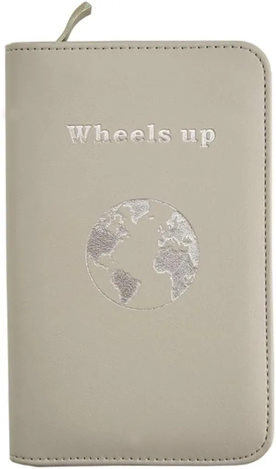 Phone Charging Passport Holder - Travel Wallet with Removable Power Bank holds money, cards, phone, travel docs- RFID Blocking - Compatible with All Phones - Travel Accessories