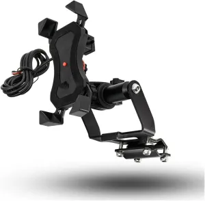 Phone Holder Navigation Bracket Motorcycle For Africa For Twin For CRF1000L For CRF 1000L 2018-2019 Phone GPS Navigation Plate Bracket Motorcycle Windshield Stand Holder Phone Mobile(USB CHARGING B)