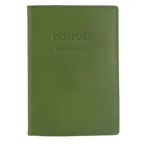 Pierre Cardin Passport Cover in leather Leaf