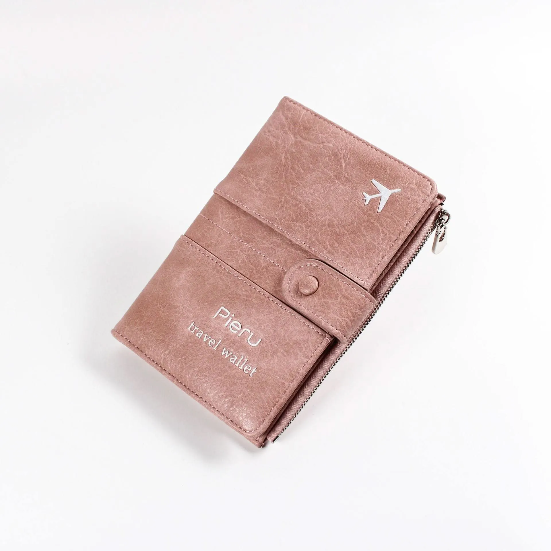 PIERU RFID Passport Holder – Unisex Anti-Theft PU Travel Wallet