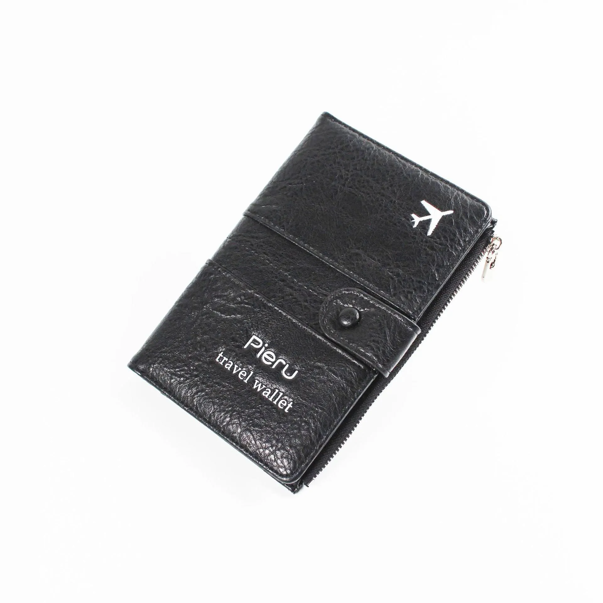 PIERU RFID Passport Holder – Unisex Anti-Theft PU Travel Wallet