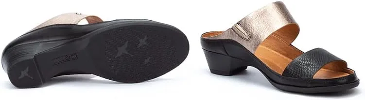 PIKOLINOS Heeled Sandals Leather Huelva for Woman