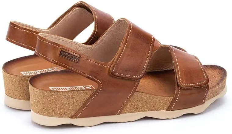 PIKOLINOS Wedge Sandals Leather Mahon for Woman