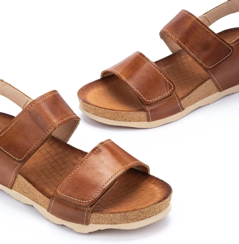 PIKOLINOS Wedge Sandals Leather Mahon for Woman