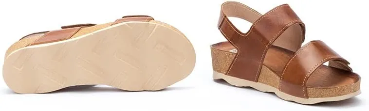 PIKOLINOS Wedge Sandals Leather Mahon for Woman