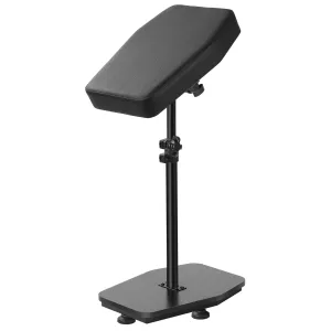POARMEEY Tattoo Arm Rest Stand Adjustable Height and Tilt Black Leather Pad Professional Heavy Equipment for Tattoo Studio