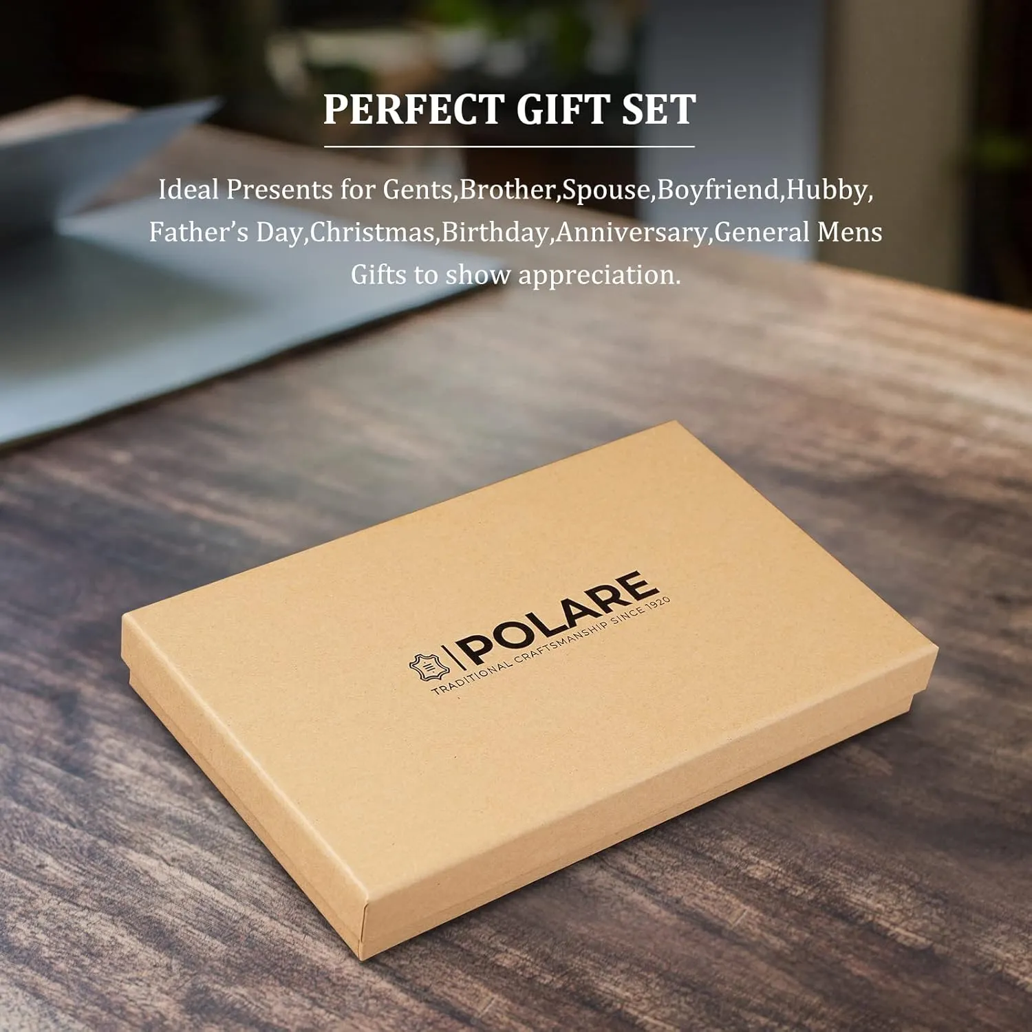 Polare Full Grain Leather Family Travel Passport Wallet and Documents Organizer RFID Blocking Case Holder Fits 6 Passports for Men and Women