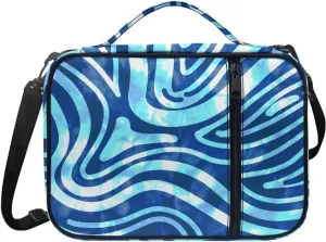 Polyester Bible Cover-Large Bible Cases for Women-Bible Bag Bible Book Cover with Shoulder Strap Zippered Pocket