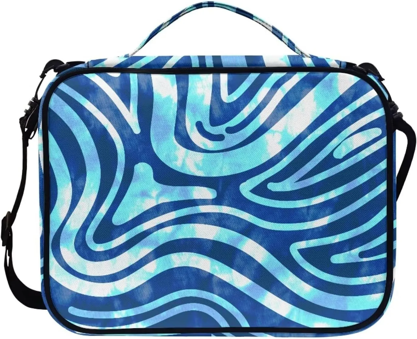 Polyester Bible Cover-Large Bible Cases for Women-Bible Bag Bible Book Cover with Shoulder Strap Zippered Pocket