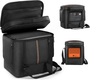 Portable Power Station Carrying Bag Compatible with Jackery Explorer 2000 V2, Travel Storage Case with Quick-Acess Window, Convenient for Camping, Hiking, Home Use