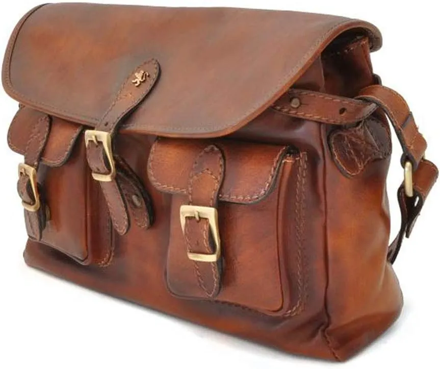 Pratesi Maremma cross-body bag - B118 Bruce (Cognac)