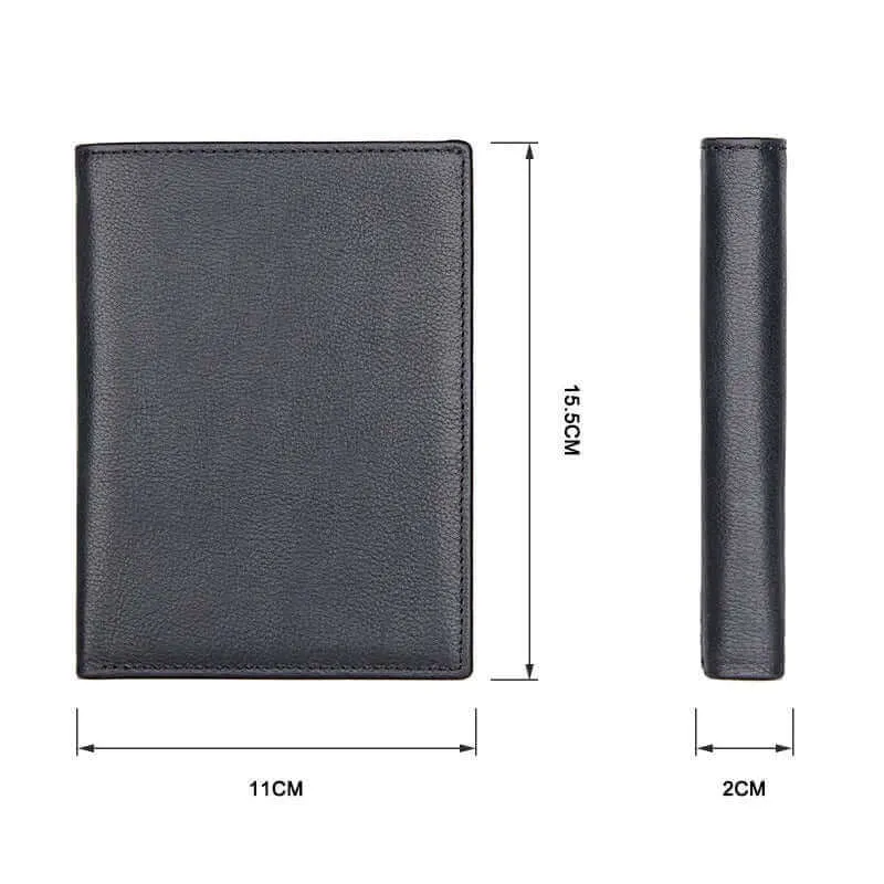 Premium Leather RFID Passport Wallet NZ | Secure Your Travel Essentials
