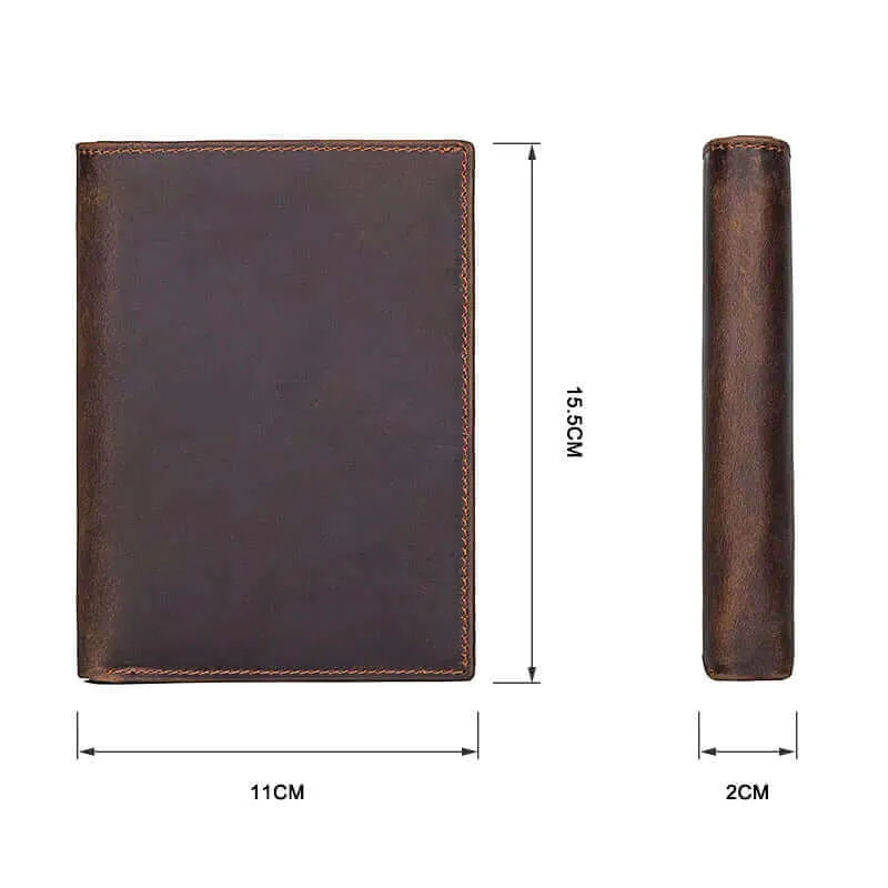Premium Leather RFID Passport Wallet NZ | Secure Your Travel Essentials