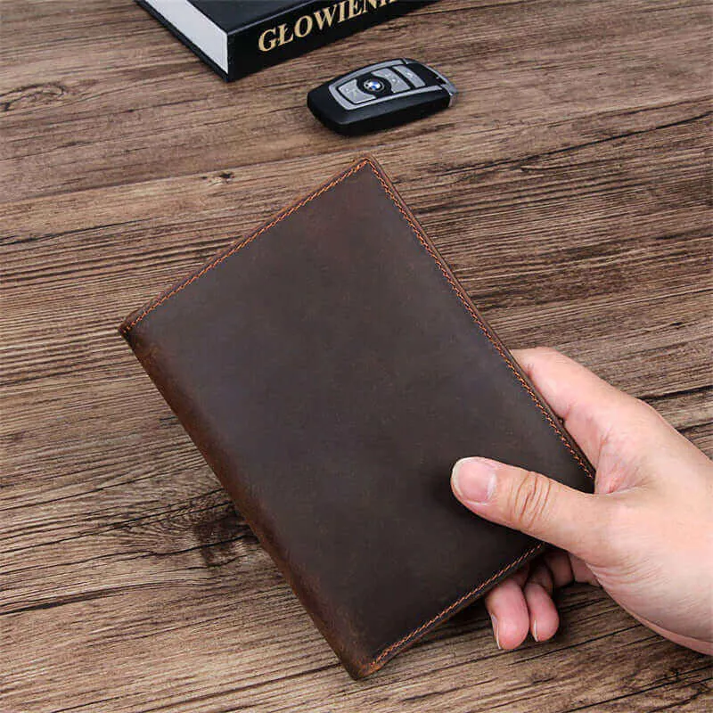 Premium Leather RFID Passport Wallet NZ | Secure Your Travel Essentials