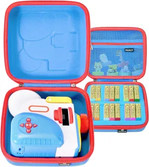 RAIACE Hard Travel Case Compatible with Little Tikes for Story Dream Machine Books Starter Set, Travel Storage Hard Bag.(Case Only!) - Blue