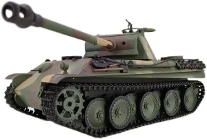 RC Tank Model 1/16 2.4G German Panther G Tank for Adults Boys WW2 Remote Control Military Vehicles with Rotating Turret and Lights Sounds Smoke Effects (Upgraded Version), 27AMC24109