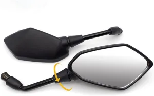 Rearview Mirror for C&RF 1000L for Africa T&Win C90 for V&FR 1200 750 800 for VTEC for R&EBEL 500 for C&BR 954 for C&BR 600 for Rr Motorcycle Convex Rearview Side Mirror Bar End Mirror (Color : 2)