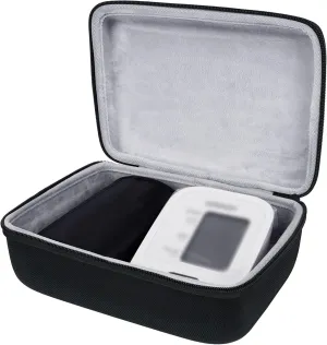 Rectangular Upper Arm Blood Pressure Monitor Shell, Compatible With Omron 5 Series BP7250, 5 Series BP7200, 3 Series BP7100 Hard Shell Protective Travel Bag