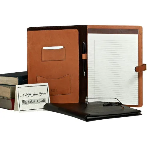 Refillable Leather Writing Portfolio