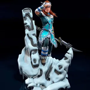 Resin Figure  Action RPG Horizon Zero Dawn Aloy 1/24 Scale 85mm Model Kit Miniatures GK Unassembled  and Unpainted Diorama Toys