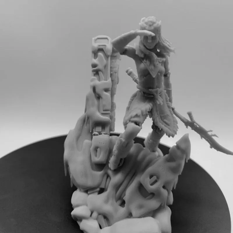 Resin Figure  Action RPG Horizon Zero Dawn Aloy 1/24 Scale 85mm Model Kit Miniatures GK Unassembled  and Unpainted Diorama Toys