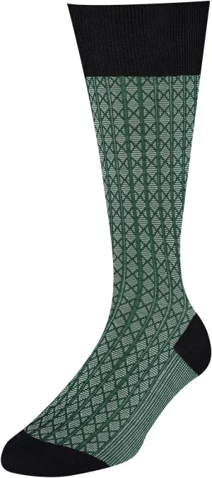 Retro Gong Men's Dress Socks Premium Mercerized Cotton Business Formal Sock, Gift for Entrepreneurs Admin Professionals Day