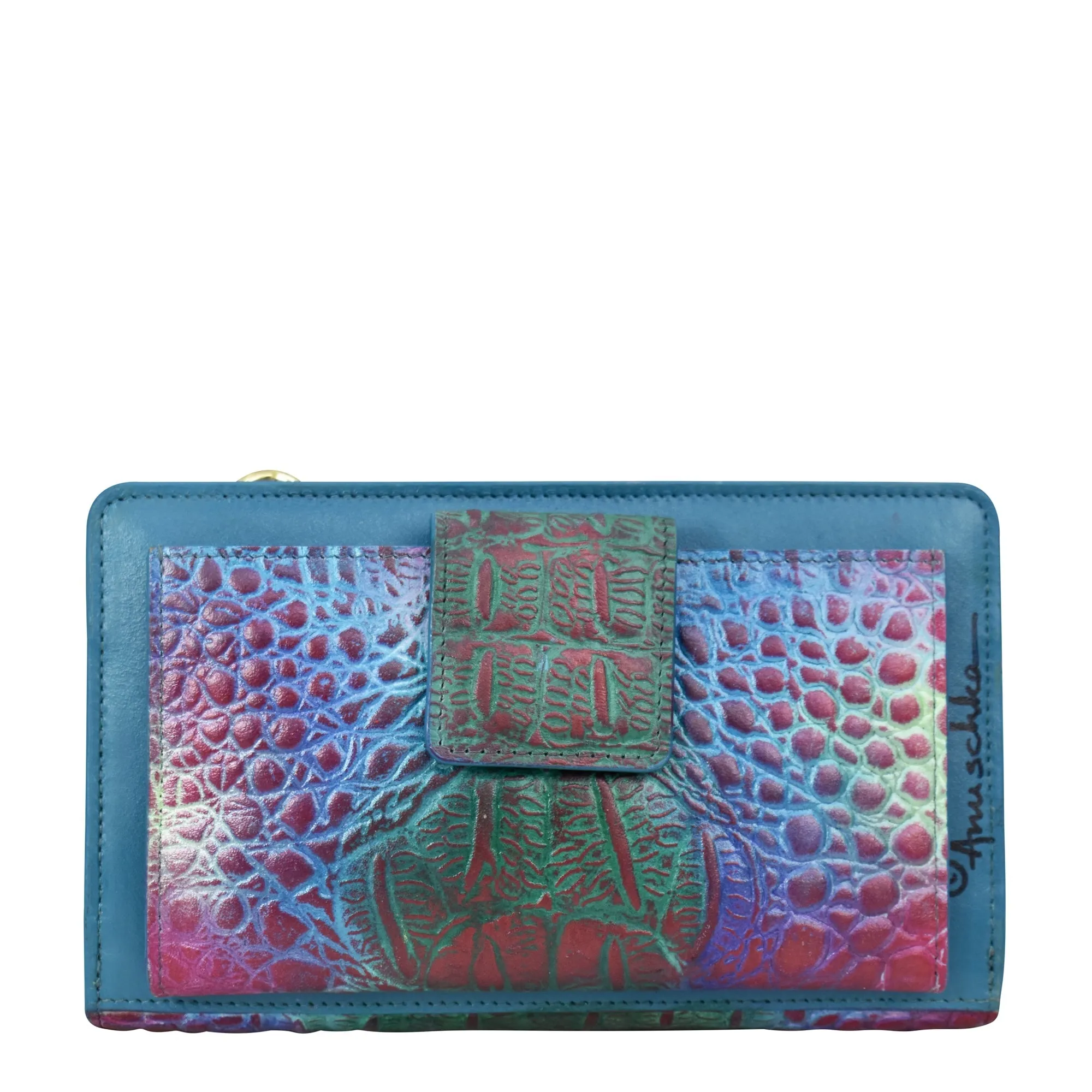 RFID Blocking Organizer Wallet Crossbody - 1149