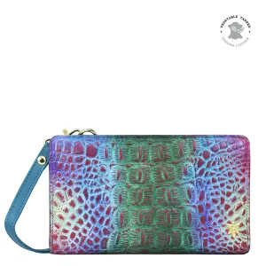 RFID Blocking Organizer Wallet Crossbody - 1149