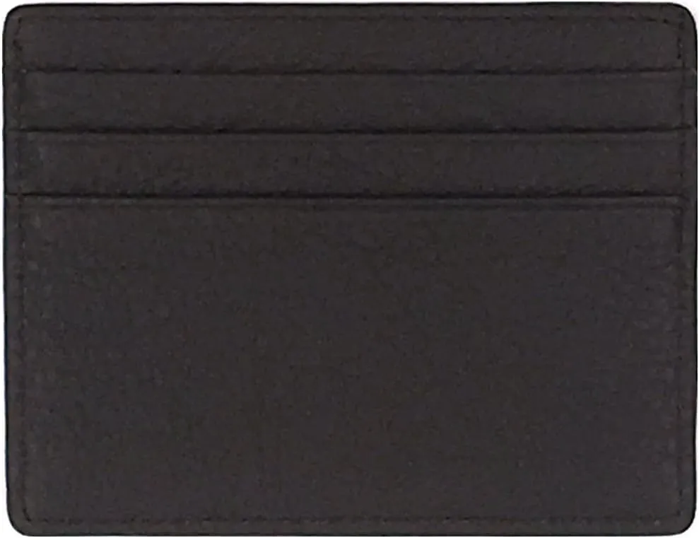 RFID Protect Slim Minimalist Pocket Leather Wallet Card Holder - Brown